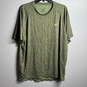 Under Armour Men Activewear Green The Tech Tee Loose Size 2XL.